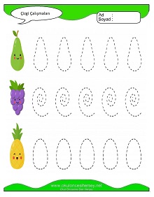 Çizgi Çalışma Sayfaları